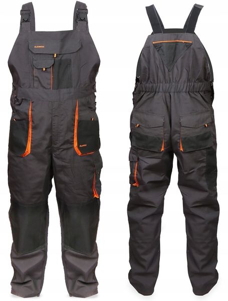 SPODNIE ROBOCZE rozm. 54 ogrodniczki POTRÓJNE SZWY zdjęcie 1