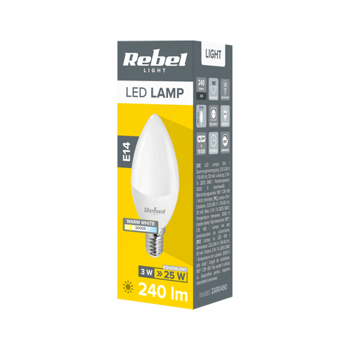 Lampa LED Rebel Light (E14, 3 W) na Arena.pl