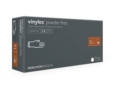 Rękawice winylowe vinylex powder-free XL 10 x 100