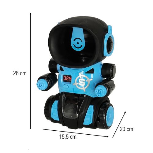 Gra Robot Strzelanie do Celu Licznik Trafień Celownik 2 x Pistolety i Kulki na Arena.pl