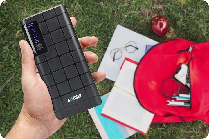 POWER-BANK POWERBANK 20000mAh 3.7V 3xUSB z latarką WYRAŹNYM Wyświetlaczem zdjęcie 4