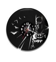 Zegar ścienny z płyty winylowej Batman 122.2