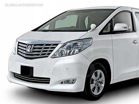 Toyota Alphard - Chromowane Listwy Chrome Grill Atrapy Zderzaka Tuning zdjęcie 1