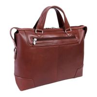Torba męska skórzana na laptopa 17" MCKLEIN Arcadia Brązowa