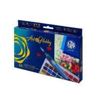 Zestaw farb akwarelowych ASTRA ART&HOBBY 36 kol + pędzelek wodny + paletka