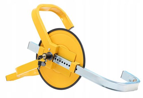 BLOKADA ANTYKRADZIEŻOWA ZABEZPIECZENIE KOŁA SAMOCHODU AUTA PRZYCZEPKI na Arena.pl