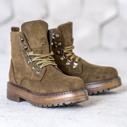 Sznurowane Traperki r.38 na Arena.pl