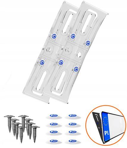 RAMKA POD TABLICĘ REJESTRACYJNĄ BEZBARWNA na Arena.pl