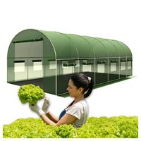 TUNEL OGRODOWY FOLIOWY SZKLARNIA 6x3 m ZIELONY 18 m2 PREMIUM RURKI FI 25