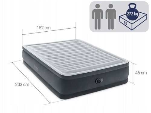 Materac Dmuchany Dwuosobowy Łóżko z Pompką 230V Intex 64414ND MODEL 2024 na Arena.pl