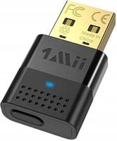 Adapter Bluetooth 5.0 USB Nadajnik Audio 1Mii aptX Windows Mac Zasięg 20m