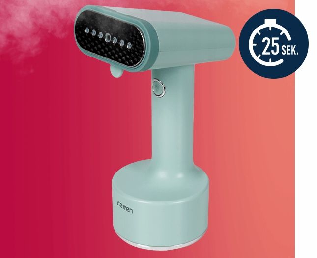 Parownica do ubrań żelazko parowe steamer RAVEN zdjęcie 2