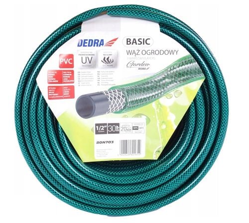 wąż ogrodowy basic 1/2"x30m, 3 -warstwowy na Arena.pl