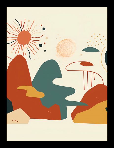 Plakat 30x40cm Kosmos Barw zdjęcie 2