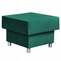 Duża pufa puf siedzisko  Alicja Family Meble pojemnik bonell zielona