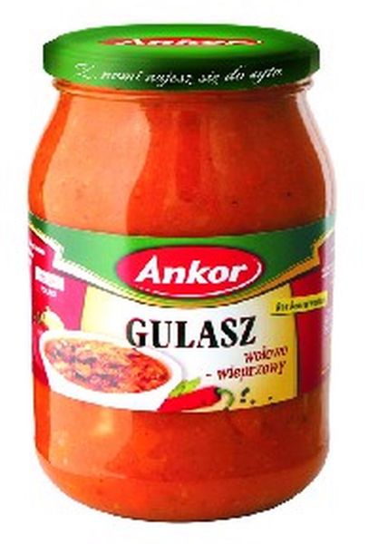 Ankor Gulasz wieprzowy 900 g zdjęcie 1