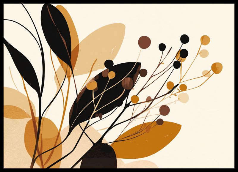 Plakat 70x50cm Jesienne Sylwety zdjęcie 2