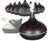 NAWILŻACZ POWIETRZA DYFUZOR ZAPACHOWY NA OLEJKI ETERYCZNE AROMATERAPIA LED