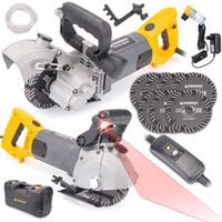BRUZDOWNICA ELEKTRYCZNA 3100W 150MM LASER REGULACJA + WALIZKA TRANSPORTOWA