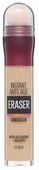 MAYBELLINE ERASER EYE KOREKTOR DO TWARZY 02 NUDE ŚREDNIM KRYCIU Z GĄBECZKĄ