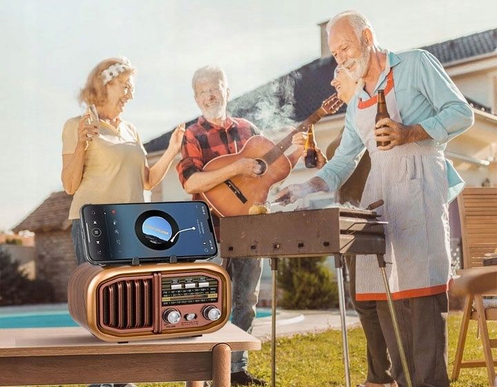 PRZENOŚNE RADIO KUCHENNE BUDOWALNE MICRO SD USB BLUETOOTH PANEL zdjęcie 11