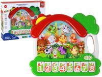 DLA DZIECI EDUKACYJNE PIANINKO ZWIERZĄTKA