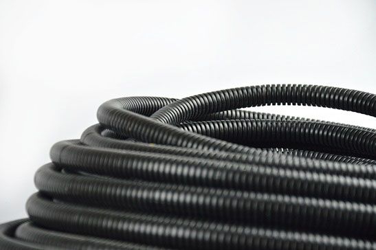 Rura karbowana peszel elektr. LDPE czarny 1m 14/11 zdjęcie 3