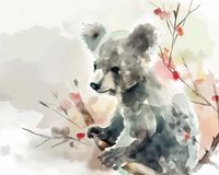 Plakat 50x40cm Akwarelowa Koala