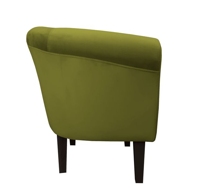 Fotel Milo nogi 20cm venge zielona oliwka BL75 zdjęcie 3
