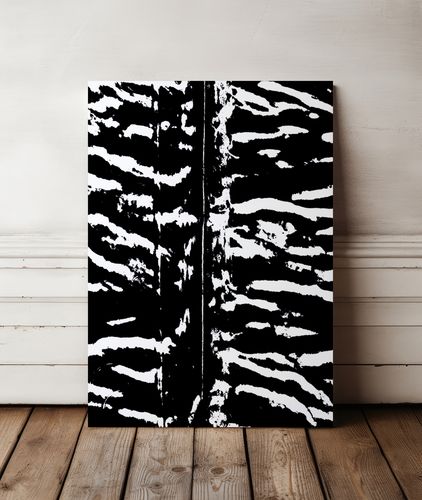 Plakat czarnobiały zebra 40x50 cm na Arena.pl