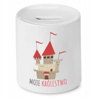 Skarbonka Dla Dzieci Moje Królestwo Prezent Z Nadrukiem Ze Zdjęciem