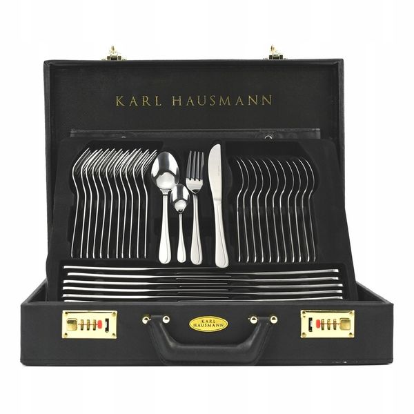 Sztućce w WALIZCE EKSKLUZYWNE 72 elementy na 12 OSÓB zdjęcie 1