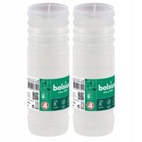 Bolsius RP4 Wkład parafinowy do zniczy 91 godzin palenia x 2 sztuk