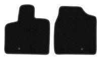 Dywaniki przednie welurowe czarne do: Dodge Caravan IV 2008-2016 7 osób