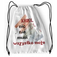 Plecak Sportowy Szkolny Dla Karola Syna Dziecka Z Nadrukiem Ze Zdjęciem