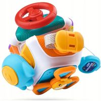 Interaktywna Zabawka dla Malucha Manipulacyjna Sensoryczna Kolorowa 10w1