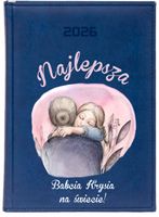KALENDARZ A4 2026 DZIENNY PLANER NADRUK PREZENT NAJLEPSZA BABCIA NA ŚWIECIE