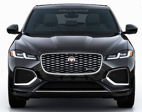 Jaguar F Pace - Chromowane Listwy Grill Chrom Atrapy Zderzaka Tuning zdjęcie 1