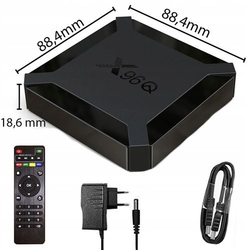 ODTWARZACZ MULTIMEDIALNY RETOO X96Q BOX 4K UHD ANDROID TV SMART TV na Arena.pl