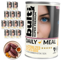 BULTI Daily Meal Sterilized mokra karma dla kota Kurczak z Gęsią 12x400g
