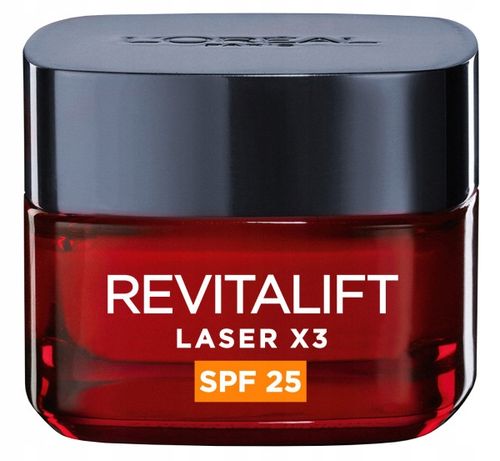 Loreal Revitalift Laser X3 Przeciwzmarszczkowy Krem Do Twarzy SPF25 50ml na Arena.pl