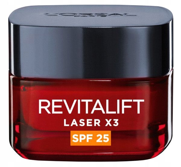 Loreal Revitalift Laser X3 Przeciwzmarszczkowy Krem Do Twarzy SPF25 50ml zdjęcie 1