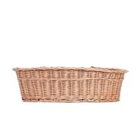 Poppy OWALNE WIKLINOWE LEGOWISKO DLA ZWIERZĄT KOSZ DLA PSA 55X38 H15 / ROZMIAR WEWNĘTRZNY 42X28 H13 CM