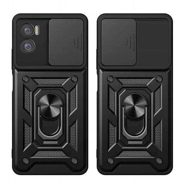 Spacecase Camring Moto E22 Black zdjęcie 2