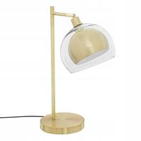 LAMPKA NOCNA złota GLAMOUR metalowa 48 cm