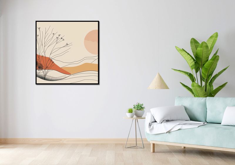 Plakat 90x90cm Pustynna Wydma zdjęcie 4