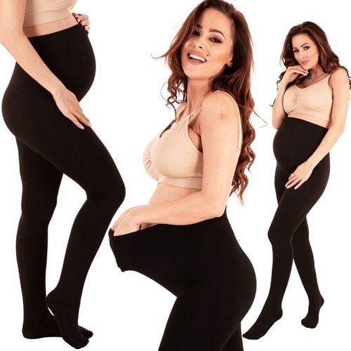 BambusowenRajstopy Ciążowe OCIEPLANE FUTERKIEM od wewnątrz do –30°C na Arena.pl