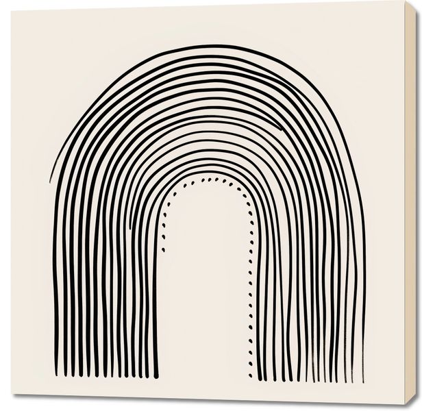 Obraz 100x100cm Symetria Łuku zdjęcie 1
