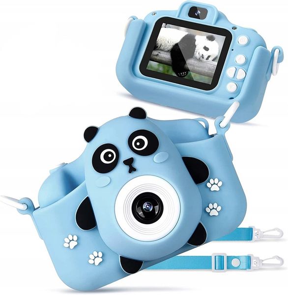 Dziecka Fotograficzny NIEBIESKI APARAT CYFROWY DLA DZIECI KAMERA GRY zdjęcie 1