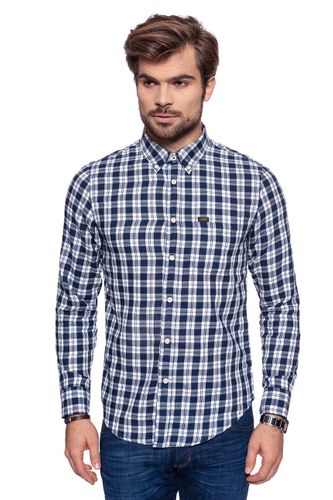 LEE BUTTON DOWN MEDIEVAL BLUE L880CY13 M na Arena.pl